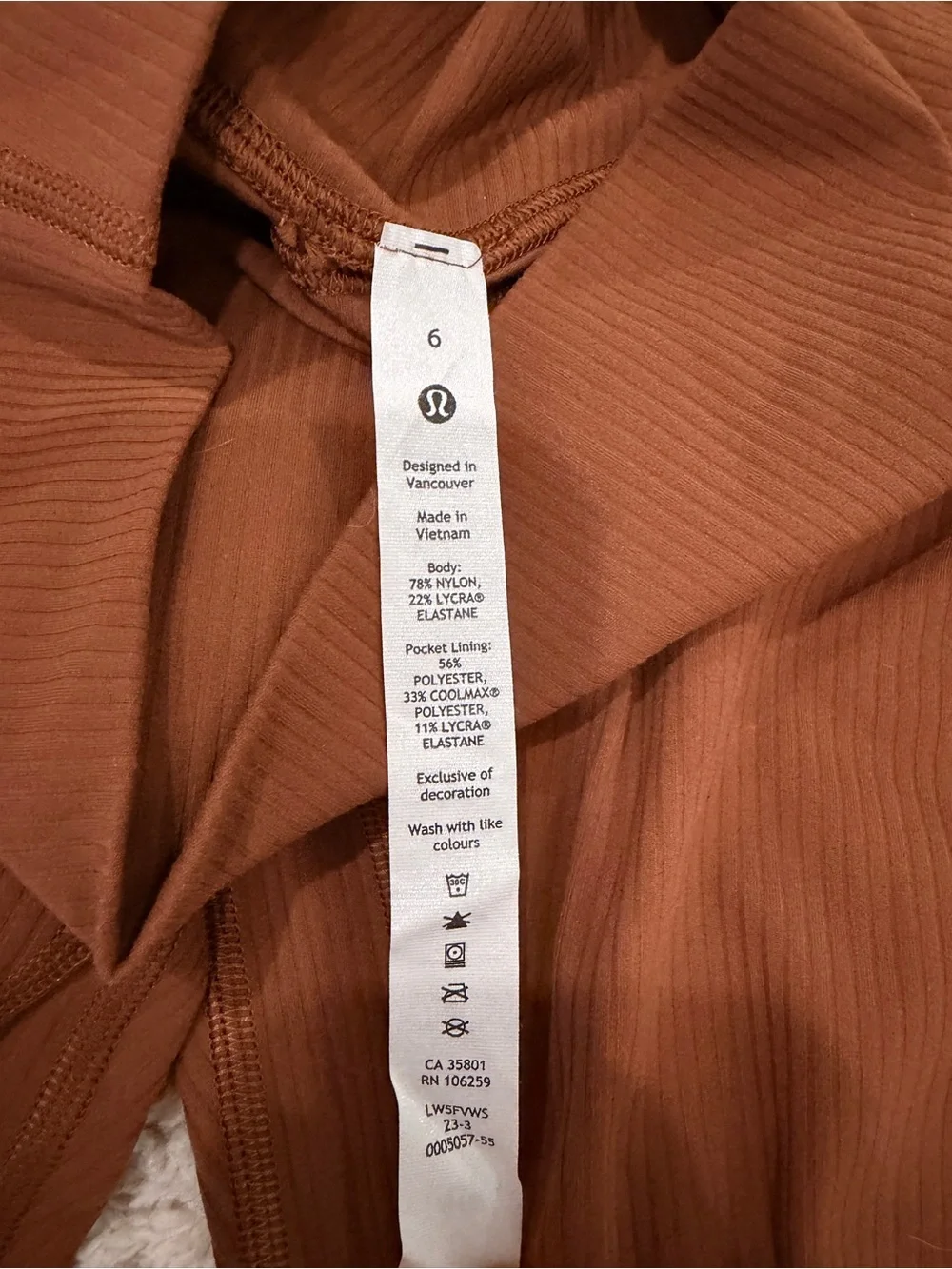 Lululemon Align Ribbed High-Rise Pant 25